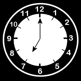 clock / 7 'o clock